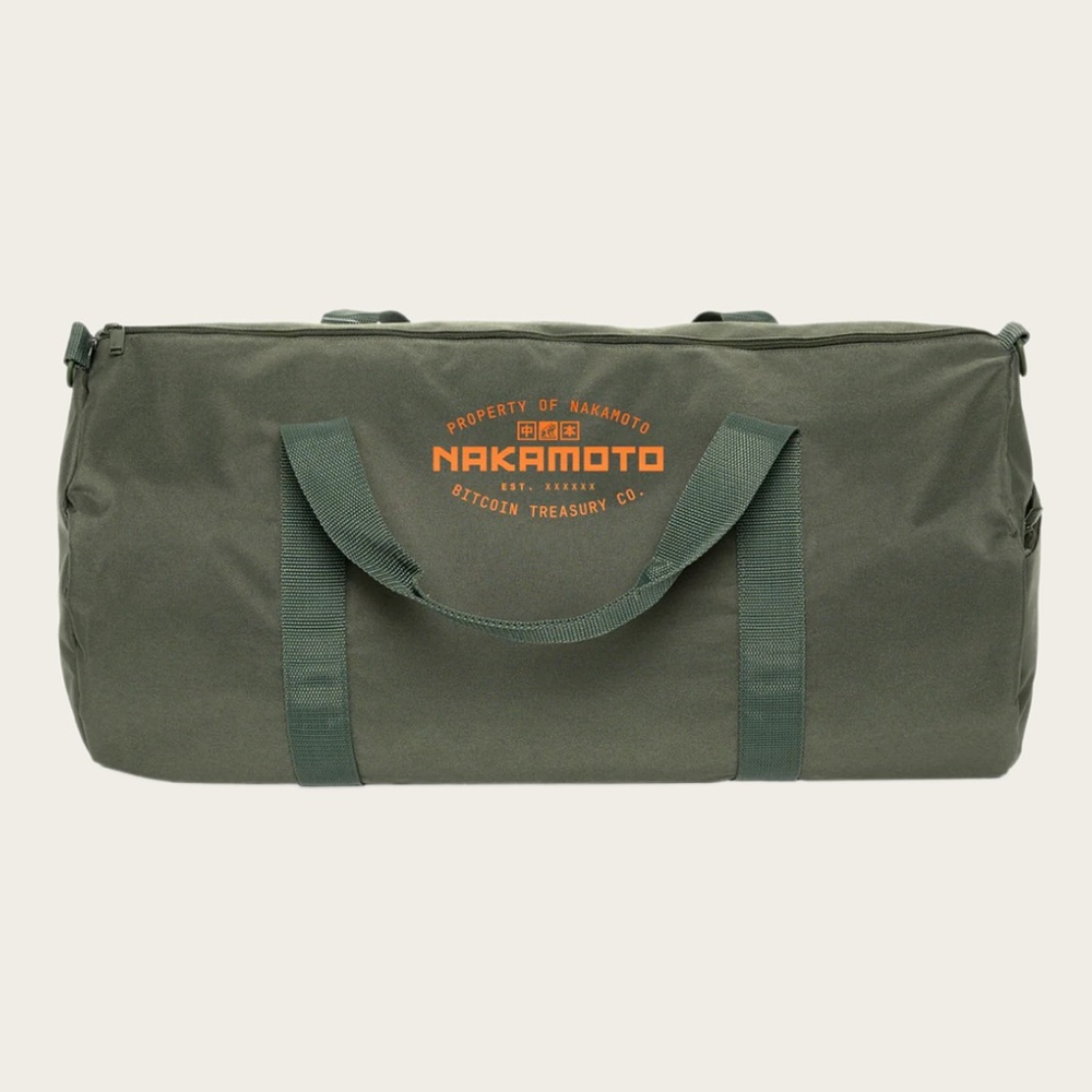 NWT Satoshi Nakamoto Bitcoin Duffel Bag – Limited Edition – OS
